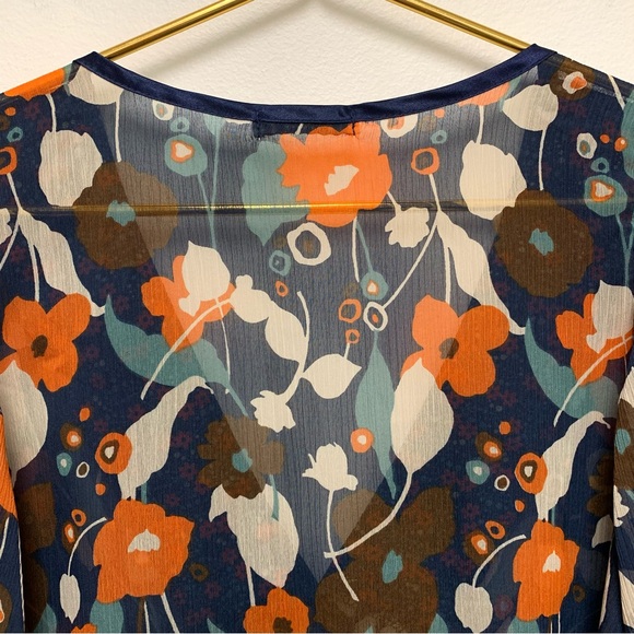 Vintage Forever 21 Y2K Babydoll Sheer Crinkle Tunic Mini‎ Dress Size Small Boho - Picture 8 of 13